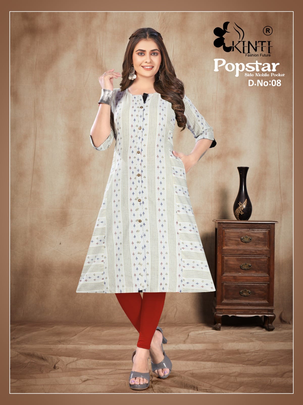 Popstar Vol 3 By Kinti Printed Kurtis Catalog